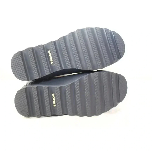 Nice! Sorel Joan Rain Gloss Short Boots! Waterproof Blue Women's Size 6.5 - Picture 7 of 9